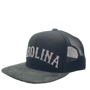 Gorra Negra Trucker Hat Carolina 1990