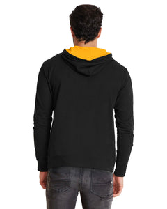 Hoodie Jerzee Negro y Amarillo Carolina la Cuna Del Reggaeton