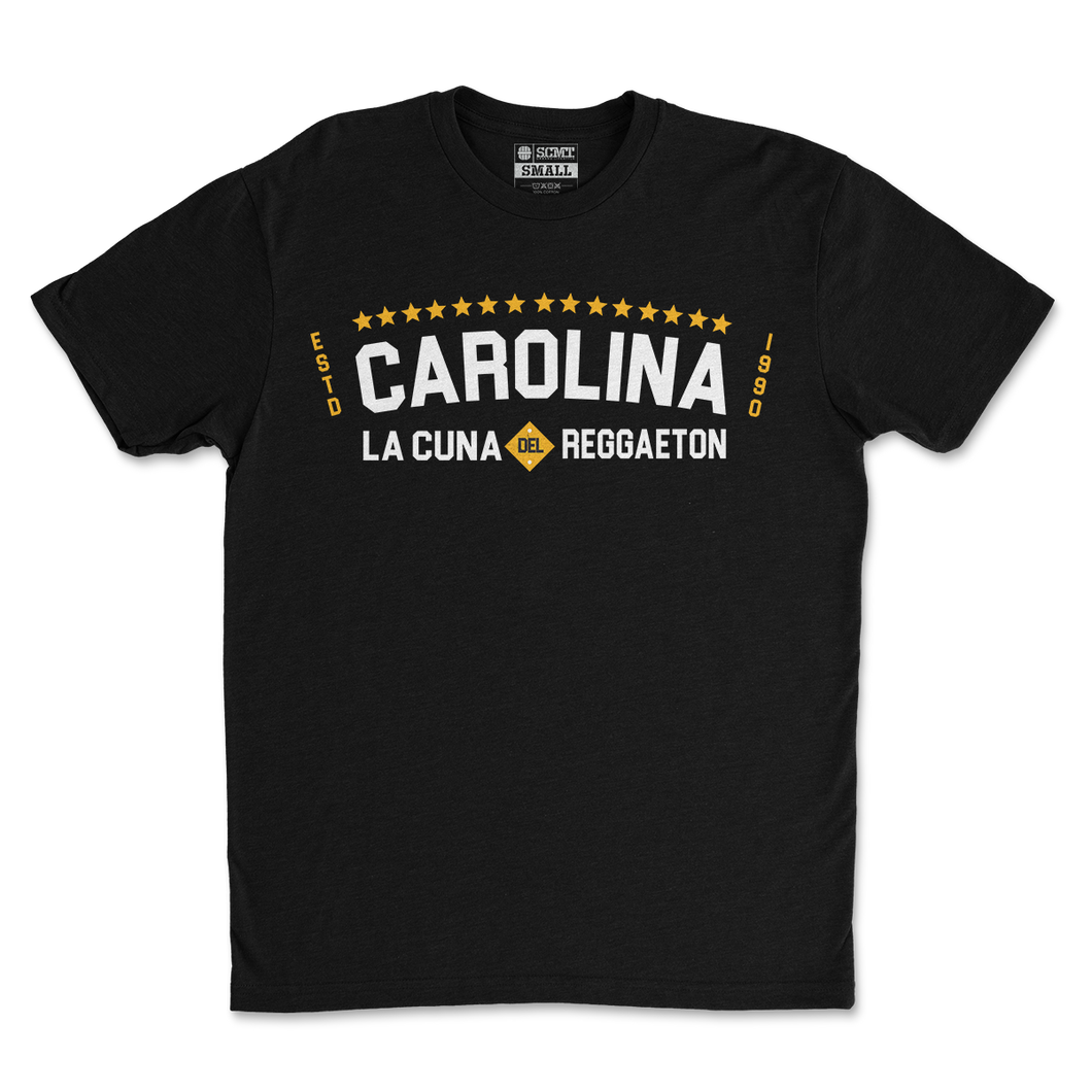 Camisa Negra Carolina La Cuna Del Reggaeton
