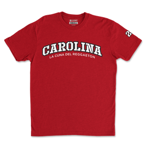 Camisa Roja Carolina La Cuna Del Reggaeton 21