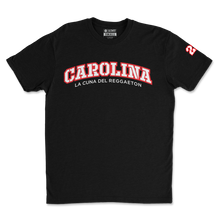 Load image into Gallery viewer, Camisa Negra Carolina La Cuna Del Reggaeton 21

