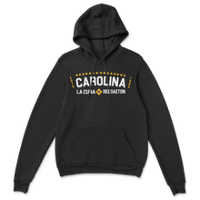 Load image into Gallery viewer, Hoodie Negro Carolina La Cuna Del Reggaeton
