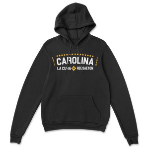 Hoodie Negro Carolina La Cuna Del Reggaeton