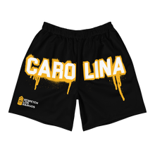 Load image into Gallery viewer, Pantalon Corto Negro Respeten Los Rangos Carolina La Cuna Del Reggaeton
