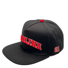 Load image into Gallery viewer, Gorra Negra y Roja Carolina 21
