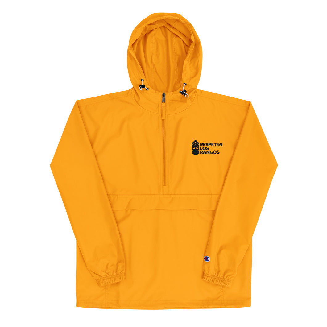 Jacket Champion Amarillo Respeten Los Rangos Carolina La Cuna Del Reggaeton