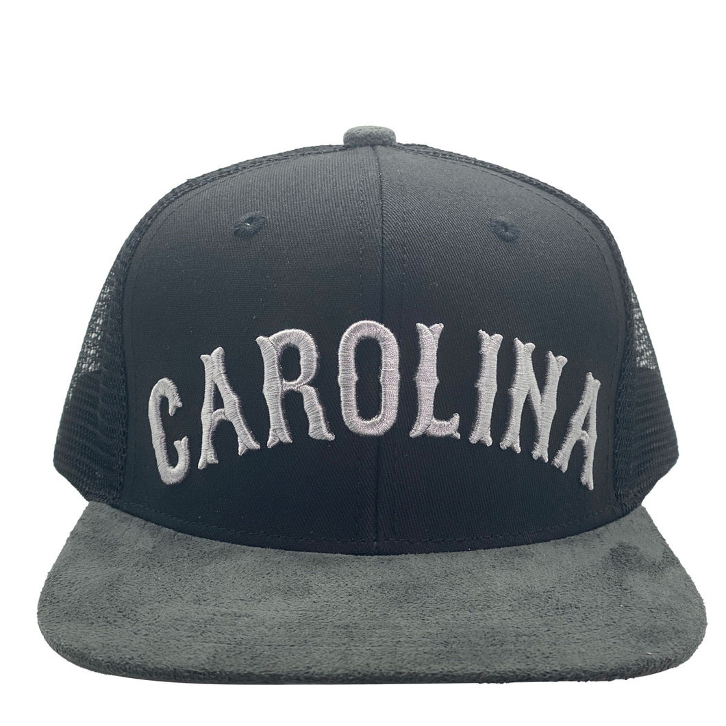 Gorra Negra Trucker Hat Carolina 1990