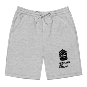 Pantalon Corto Fleece Corto Gris Respeten Los Rangos Carolina La Cuna Del Reggaeton