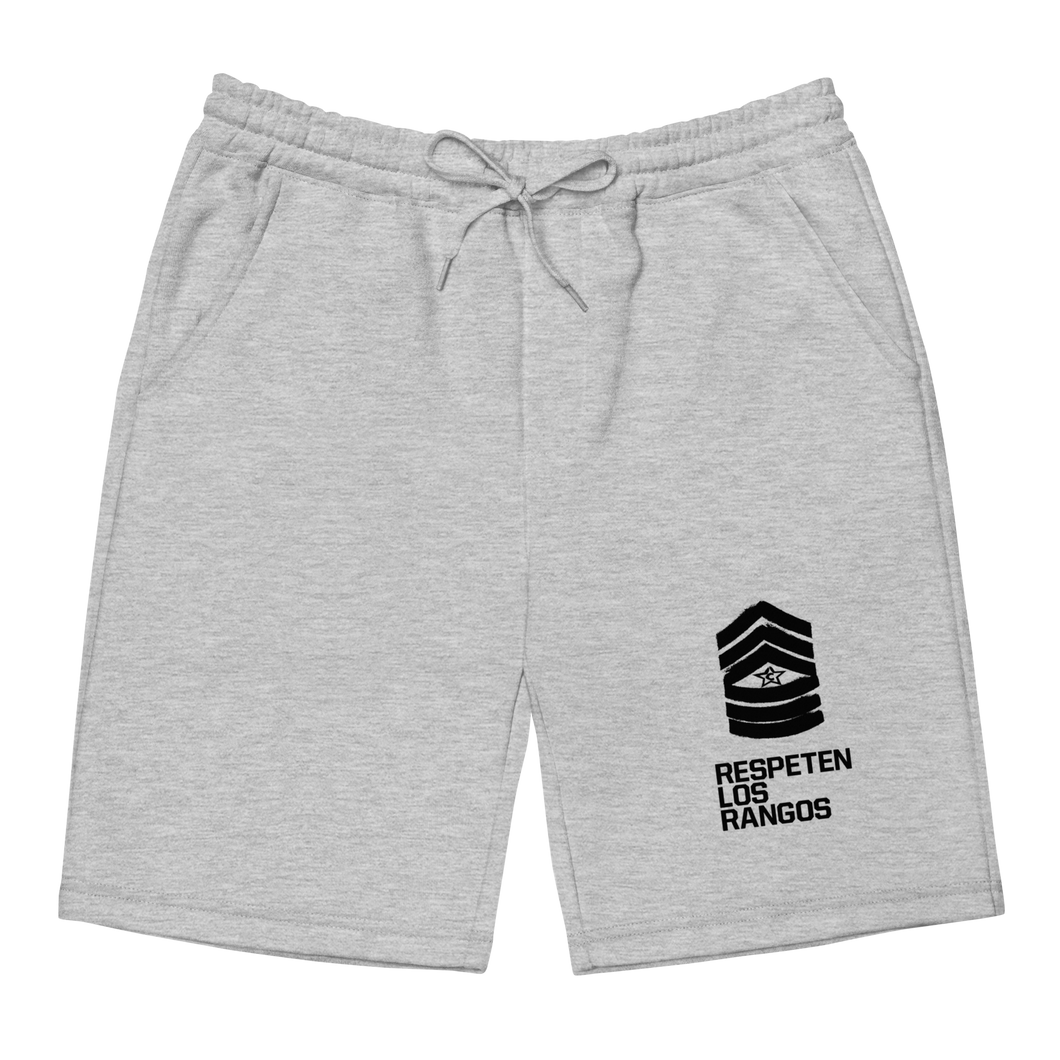 Pantalon Corto Fleece Corto Gris Respeten Los Rangos Carolina La Cuna Del Reggaeton