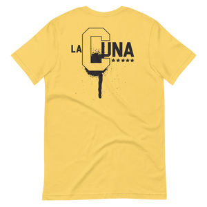 Camisa Amarilla y Blanca Carolina La Cuna Del Reggaeton