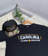 Load image into Gallery viewer, Camisa Negra Carolina La Cuna Del Reggaeton
